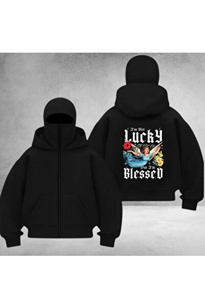 Weekeep Cardigan unisex Balaclava cu imprimeu