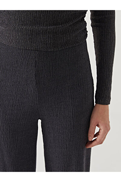 LC Waikiki Women's Standard Fit Textured Trousers