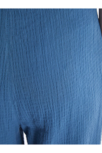 LC Waikiki Comfortable Fit Women's Trousers with Elastic Waist