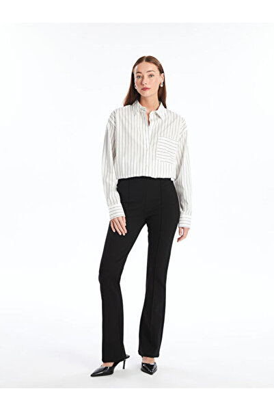 LC Waikiki Slim Fit Straight Leg Women's Trousers