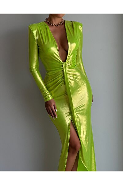 Elia Swimwear Elegant green Celine evening dress