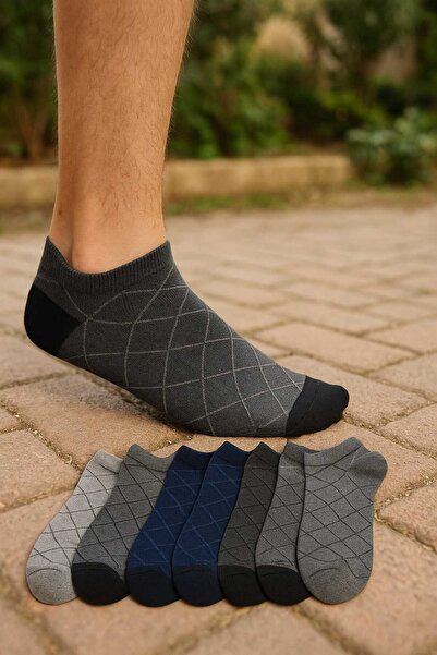 Tenra Scented Men's Socks 10 Pieces Advantageous Package Mixed Color Cotton