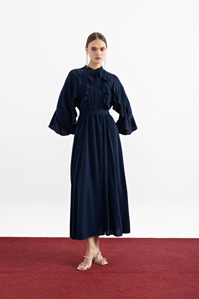 Birgül Bektaş Royal Dress with Flounces