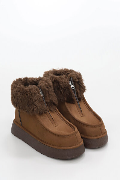 kajal ayakkabı Irina Thick Sole Fur Boots