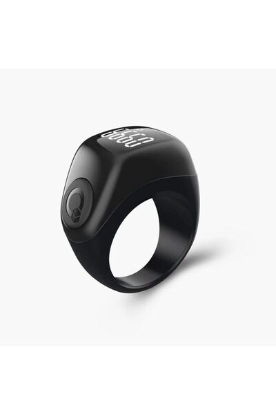 Generic Zikr Ring Flex Advance F03 Smart Tasbih Ring (18/20/22mm) - Black