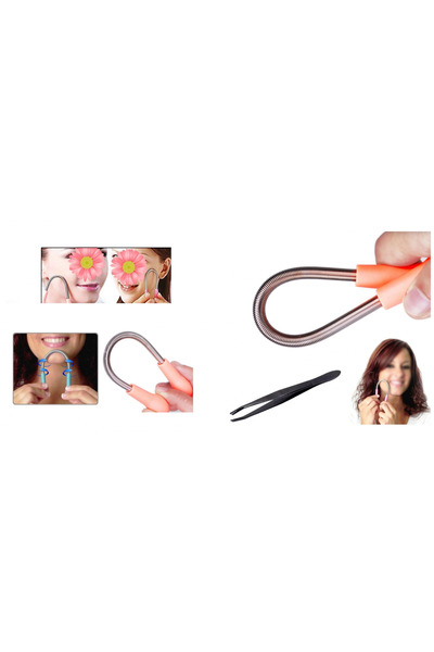 Marsilyan جهاز إزالة الشعر بالريش واللحية - مع ملقط هدية RSIEG430-CC84