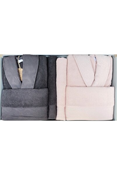 Özdilek Lirio Family Set Anthracite - Pink