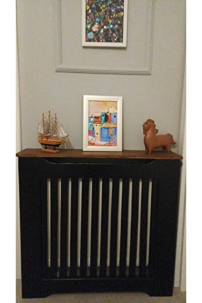 handwood Ahşap Petek Önü Kapama Dresuar Tamamı Çam Ağacından Siyah koyu ceviz...