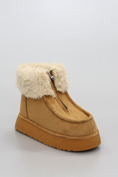 kajal ayakkabı Irina Thick Sole Fur Boots