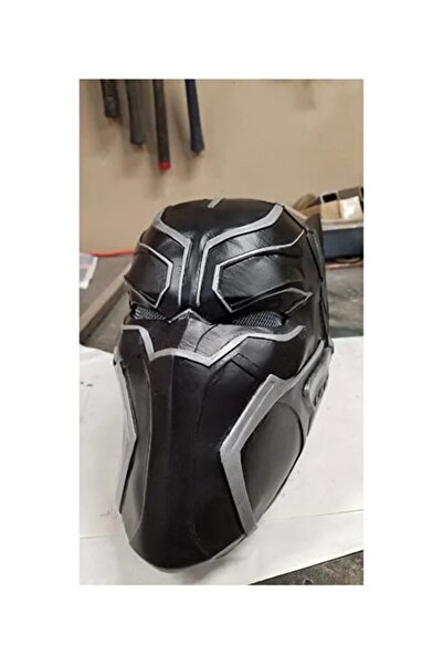 FOLİNZA Cadılar Bayramı Black Panter Maske Cosplay Marvel Maske Marvel Black ...