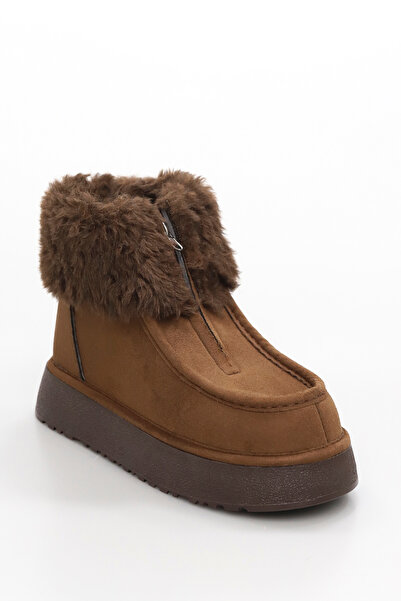 kajal ayakkabı Irina Thick Sole Fur Boots