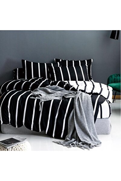 CumparaMisim Double bed linen, satin cotton, classic sheet, 4 pieces