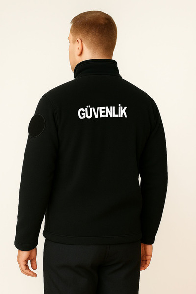 ARTHUR Erkek Göğüsten Cepli Önden Yazılı Nakış İşlemeli Kalın Kışlık Özel Güv...