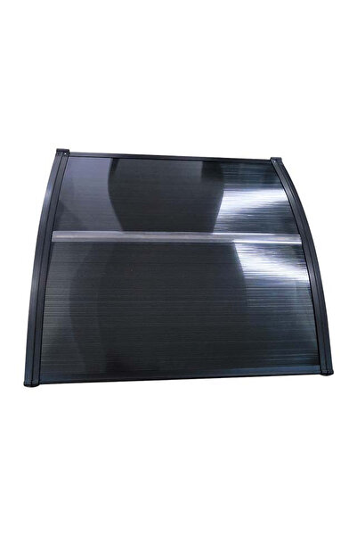 MAPROFI Door awning 120x80cm awning shelter roof black-anthracite
