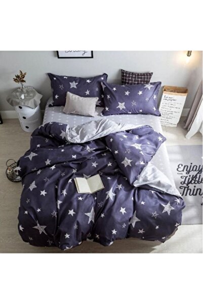 CumparaMisim Double bed linen, satin cotton, classic sheet, 4 pieces