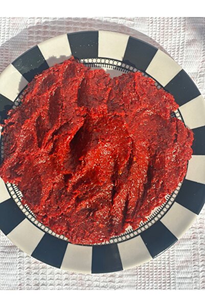 DuRu LiNe Hatay El Yapımı Katkısız Biber Salçası 1 Kg – Doğal, Güneşte Kurutu...