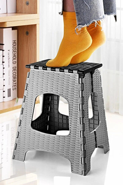 MEKs 28 cm Durable Foldable Stool - Camping Picnic Metrobus Bus Fishing Stool