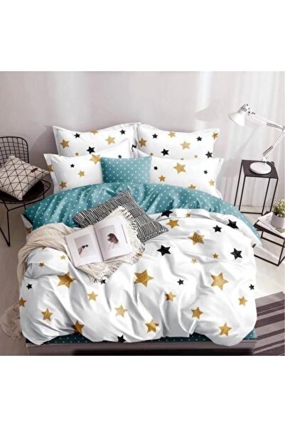 CumparaMisim Double bed linen, satin cotton, classic sheet, 4 pieces