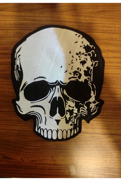 Özden Nakış Büyük boy kurukafa yama patch