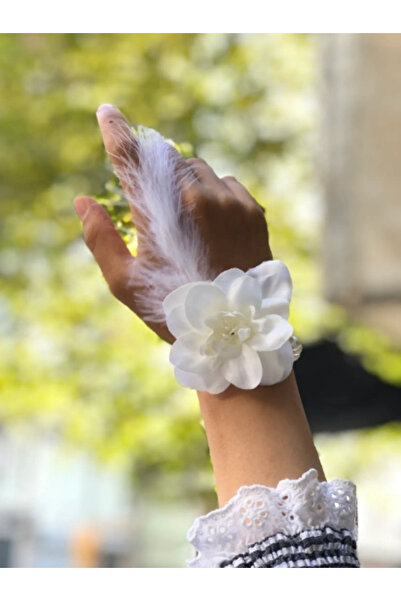 Marsilyan Bride To Be Bridesmaid Βραχιόλι νύφης με φτερά και μαργαριταρένιες ...