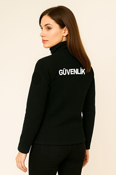 ARTHUR Kadın Göğüsten Cepli Önden Yazılı Nakış İşlemeli Kalın Kışlık Özel Güv...