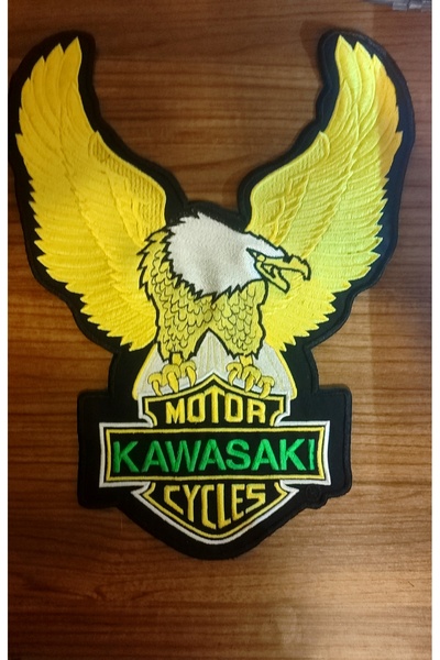 Özden Nakış لاصقة ظهر كبيرة الحجم من كاواساكي