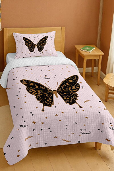 EVPANYA طقم بيكيه فردي مكون من 12 قطعة بنقشة الفراشات مصنوع من القطن بنسبة 100%