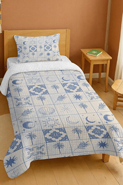 EVPANYA 100% Cotton Moroccan Chinese Patterned Single Pike Set