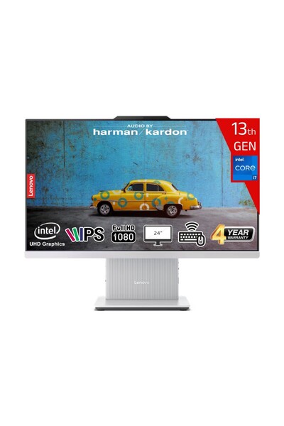 LENOVO Intel Core I7-13620H 32GB 1TB 23.8 FHD IPS Windows 11 Pro Kablosuz Kla...