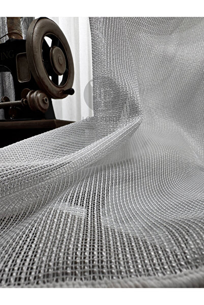 loft perde Çelik Bambu Tül Perde | 1/3 Sık Pileli | Ağır Gramajlı | IÜtü İstemez