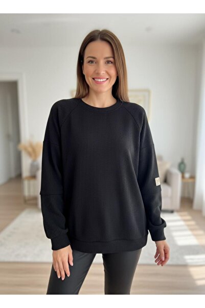 ihaoo Women's striped velvet blouse Velur