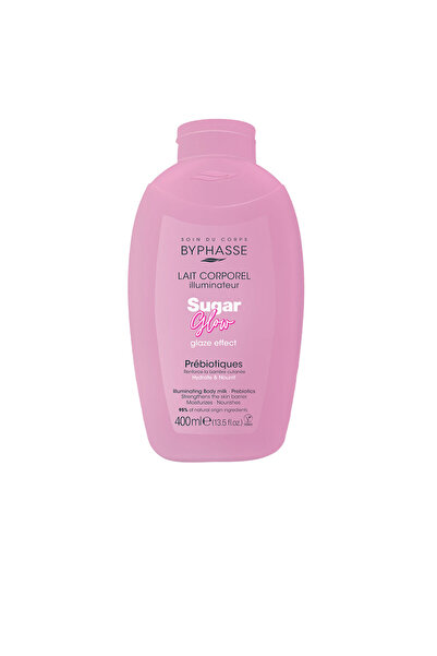 BYPHASSE Sugar Glow Aufhellende Körpermilch Mit Präbiotika 400 ml