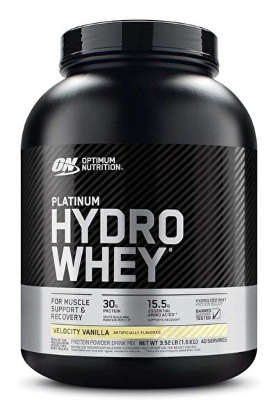 Optimum Nutrition مسحوق بروتين بلاتينيوم هيدرووي - فيلوسيتي فانيلا، 3.52 رطل ...