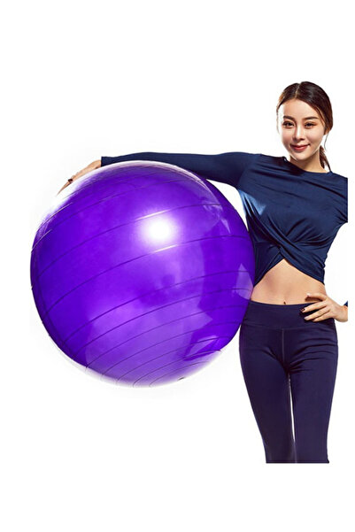 EHOME كرة اليوغا كرة التمرين للتمارين الرياضية، كرة الولادة، كرة الحمل، كرة التمرين 65 سم مع مضخة
