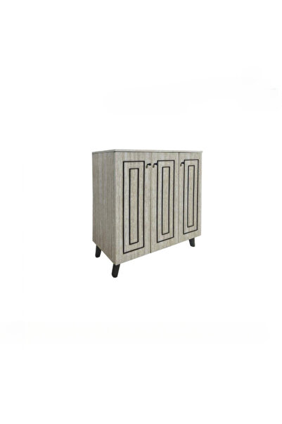 Bec4 Modern Malaysian shoe cabinet with three doors | Large storage capacity for the hallway