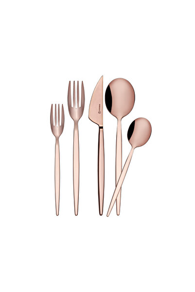 KORKMAZ Milena 30 Parça Rosagold Çatal Kaşık Bıçak Seti A2208-2