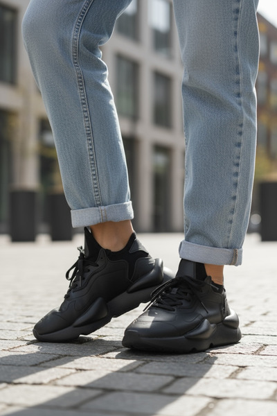 dehaine Women's Sneakers, made of eco-leather, Y3 Black