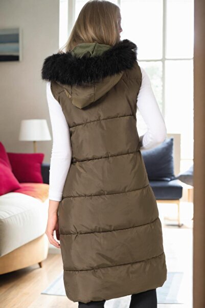 Dewberry Z6741 Vest-Khaki-1