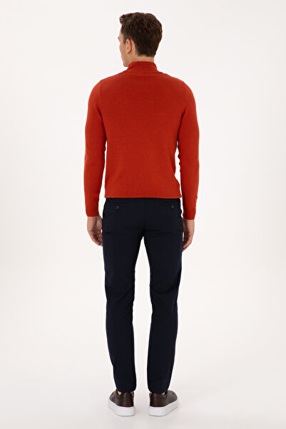 U.S. Polo Assn. Men's Navy Blue Canvas Trousers 50310485-Vr033