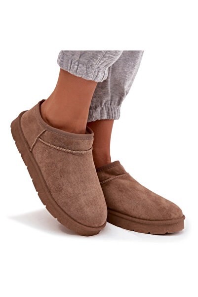 BOTO Women's snow boots with warm lining, dark gray, Serenne 41