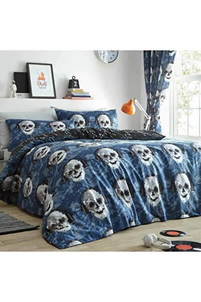 Pixel Skulls Bed Linen, 2 Reversible Sides