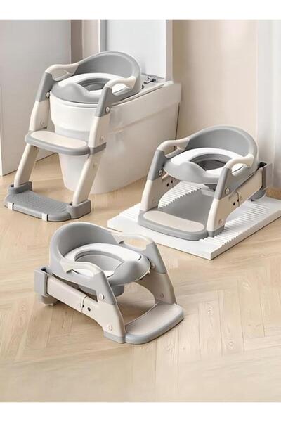 DOMEET مقعد مرحاض 3 في 1 لتدريب الأطفال على استخدام المرحاض مع سلم، للأطفال ا...