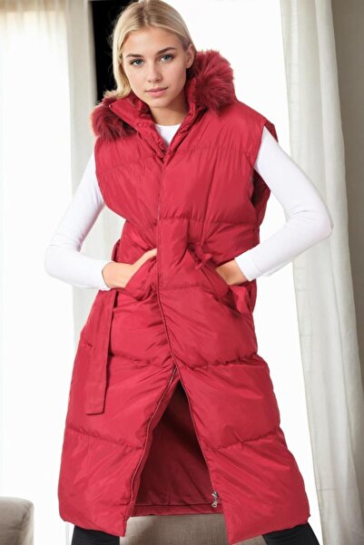 Dewberry Z8744 Vest-Bordo