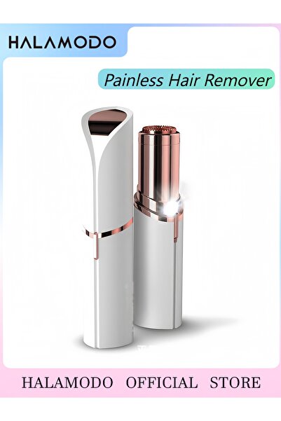 HALAMODO مزيل شعر الوجه للنساء، ماكينة حلاقة الوجه بدون ألم، جهاز إزالة الشعر...