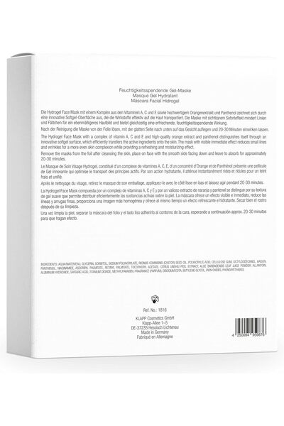 Klapp A Classic Hydrogel Face Mask - 3 Pieces, All Skin Types
