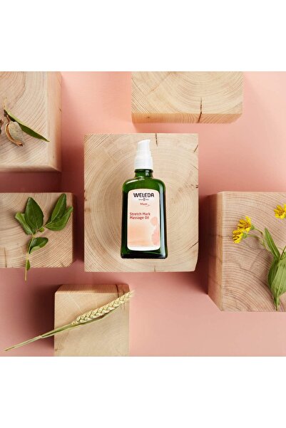 Weleda Stretch Mark Body Oil for Pregnancy, 3.4 fl oz (100 ml)