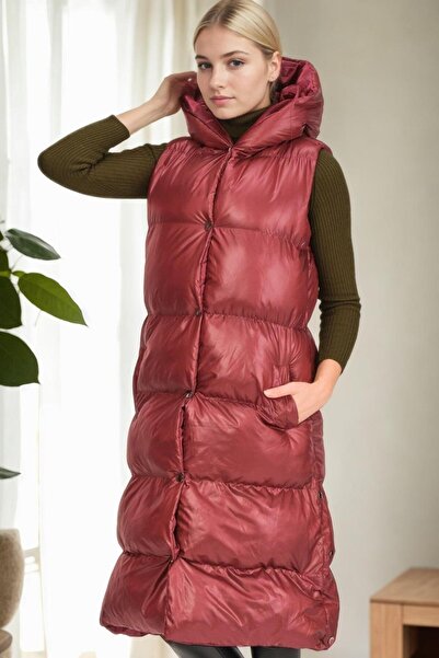 Dewberry Z6734 Xexese Vest-Bordo-1