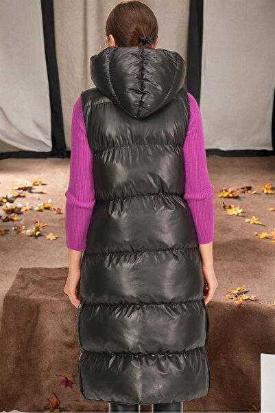 Dewberry Z6733 Hk Style Vest-Solid Black