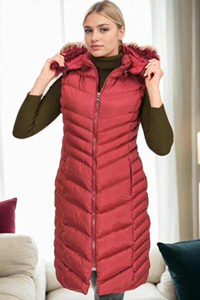 Dewberry Z9725 Vest-Bordo