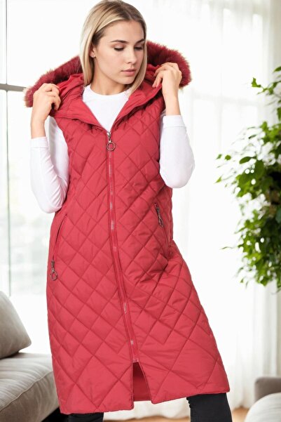 Dewberry Z9718 Vest-Bordo
